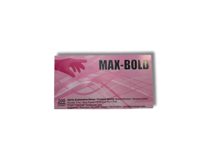 MAX-BOLD Rękawiczki nitrylowe fuksia 100 szt | M